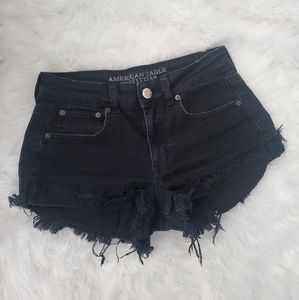 American Eagle Outfitters Stretch High Rise Festival Shorts. Distressed.…